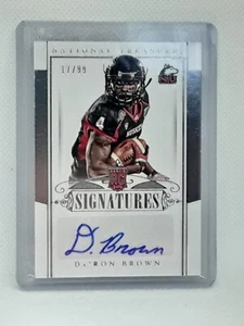 Da'Ron Brown 2015 National Treasures - AUTO (17/99) - Northern Illinois Huskies - Bild 1 von 2