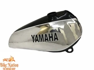 YAMAHA XT TT 500 BLACK Painted Aluminium FUEL Petrol Tank 1U6,1980 | Fit For - Picture 1 of 4