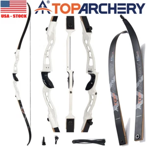 66" Archery Takedown Recurve Bow for Competition Athletic Outdoor Hunting Targe - Picture 1 of 24