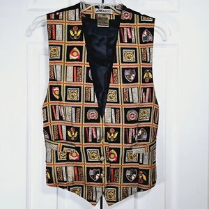 Jones & Co Mens Sleeveless Preppy Vest Vintage Scholar Sz S - Picture 1 of 11