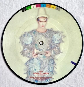 DAVID BOWIE -Ashes To Ashes- Rare UK “Fashions” 7" Picture Disc /Vinyl Record - Imagen 1 de 2