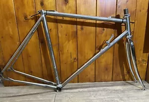 Telaio Trecia Passoni Titanio 1983 Eroica 52x54 Campagnolo Completo 2 Forcelle - Imagen 1 de 18