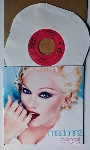 MADONNA - SECRET - 7" US VINYL 45 - FREE CUSTOM PIC SLEEVE - Picture 1 of 4