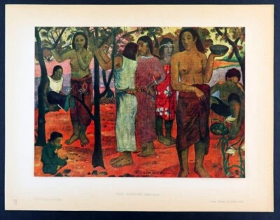 Gauguin, DELICIOUS DAY, Polynesian Women, 1952 art print - Image 1 of 4