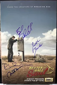 BOB ODENKIRK FIRMATO BETTER CALL SAUL POSTER FOTO 12X18 JONATHAN BANKS AUTOGRAFO - Foto 1 di 3