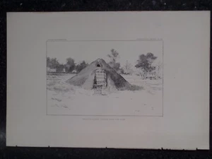 Navajo Indian Medicine Lodge  Mountain Chant Healing Ceremony New Mexico 1887 2 - Picture 1 of 1