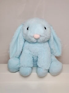 APRICOT LAMB Light Blue Bunny Sitting Floppy Ears Soft Plush Stuffed Animal 8" - Picture 1 of 11