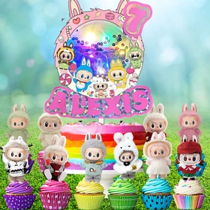Custum Plushies Cupcake Cake Toppers PARTY SUPPLIES BIRTHDAY DECORATION BALLOON - Picture 1 of 27
