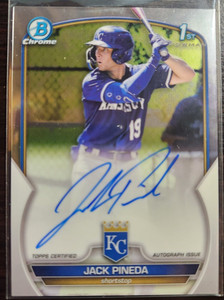 2023 BOWMAN CHROME JACK PINEDA AUTO #CPA-JPI **1ST BOWMAN AUTOGRAPH**