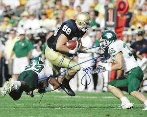 Autogrammiert Anthony Fasano Notre Dame 8x10 Foto mit Coa - Bild 1 von 1