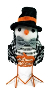 Autumn Blessing Chick W/Plastic Coated Chicken Legs Table Decor 7.75" x 4.25" - Picture 1 of 8