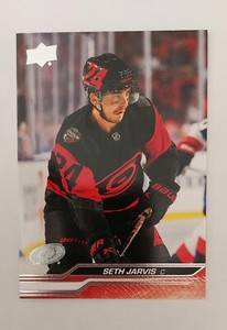 2023-24 Upper Deck Series 1 Base #31 Seth Jarvis Carolina Hurricanes