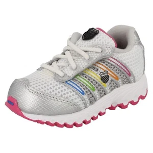 Mujer Tubos Run100 Por K-Swiss Zapatillas Casual con Cordones Precio de Venta - Picture 1 of 11