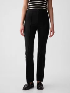 GAP Kick Crop PONTE Komfort Stretch Hose Knitter Hose schwarz 8 PETITE NEU MIT ETIKETT $ 80 - Bild 1 von 6