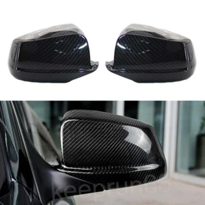 Carbon Fiber Style Side Mirror Cover Caps For BMW F10 525i 530i 535i 2011-2013 w - Bild 1 von 12