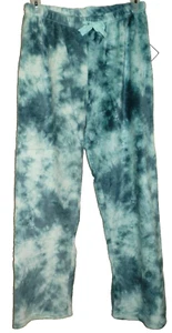 New Womens  Size Large Jo & Bette Plush Fleece Pajama Sleep Pants Tie-Dye Print - Picture 1 of 3