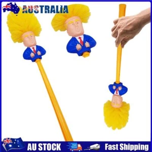 Trump Toilet Brush Donald Long Handle Funny Toilet Scubber for Home Bathroom (B) - Picture 1 of 10