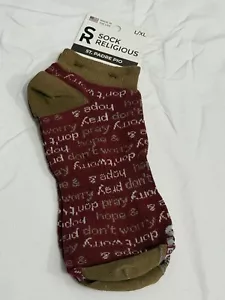 NWT St. Padre Pio Catholic Sock Religious Unisex Ankle Socks - Picture 1 of 4