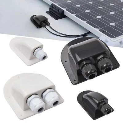 SANHESHUN Dachdurchführung Kabel Φ6-12mm 2-fach Solar Befestigung Wohnmobil Caravan Camper