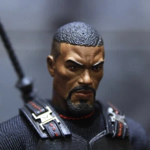 1/12 Custom Marvel Universe Eric Brooks Blade Head Sculpt - Picture 1 of 4