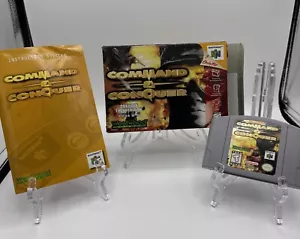 Command & Conquer (Nintendo 64 N64) Complete In Box CIB With Protector - Nice! - Picture 1 of 13