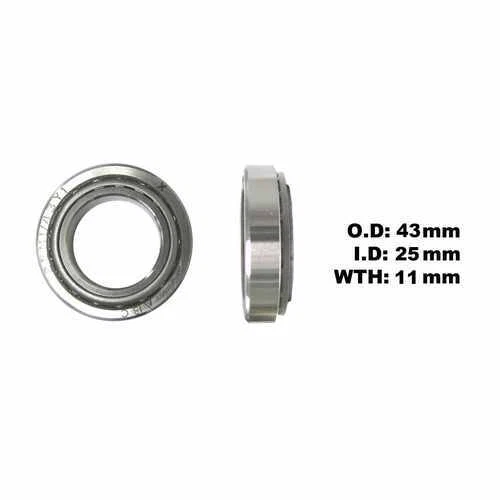Rodamiento cónico 25x43x11,1 para Yamaha TY 80 74-75 Foto 1 de 1