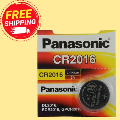 Bateria de relógio Panasonic CR2016 lítio 3V (Exp 12/2032) 1 peça - Imagem 1 de 2