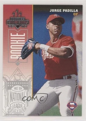 2003 Donruss Champions National Convention Embossing /5 Jorge Padilla #198 - Image 1 of 2