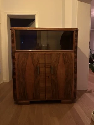 Original Art Deco Kommode 1930er | Nussbaum-Maserfurnier | Šmizet | - Bild 1 von 4