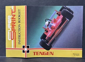 Super Sprint Tengen Authentic Original NES Nintendo Manual Only - Picture 1 of 2
