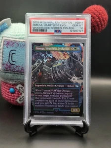 Omega, Heartless Evolution - #347 - Borderless - Foil - Final Fantasy - PSA 10 - Picture 1 of 3
