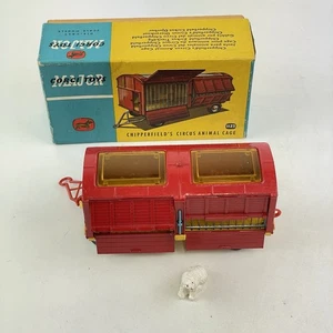 Vintage verpackt Corgi Toys 1123 Chipperfields Zirkus Tierkäfig Eisbär - Bild 1 von 13