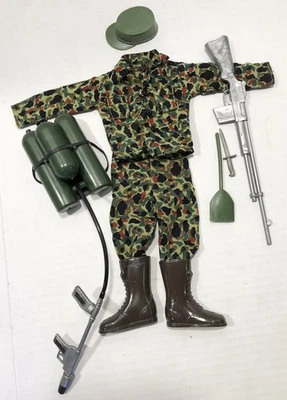 vintage 1960 conjunto marinho com armas, peças etc para Gi-Joe, HONG KONG -12” figos - Imagem 1 de 4