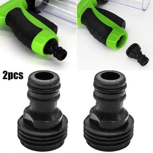 2 * Connector Male Threaded Hose Pipe Adapter For Garden Irrigation System - Picture 1 of 12