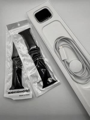 Apple Watch Series 8 Midnight 41mm Alu Polarstern - Gebrauchtspuren - 90% Bat. - Bild 1 von 3