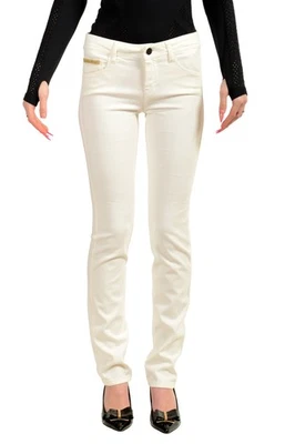 Scuderia Ferrari Women's White Straight Leg Jeans US 26 IT 40 - Image 1 of 4