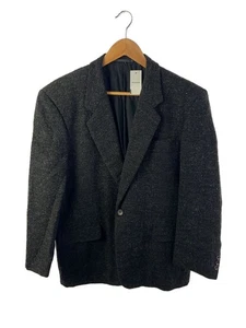 COMME des GARCONS Homme Wool Blazer Jacket Black Size S Plain #EG ACA - Picture 1 of 5