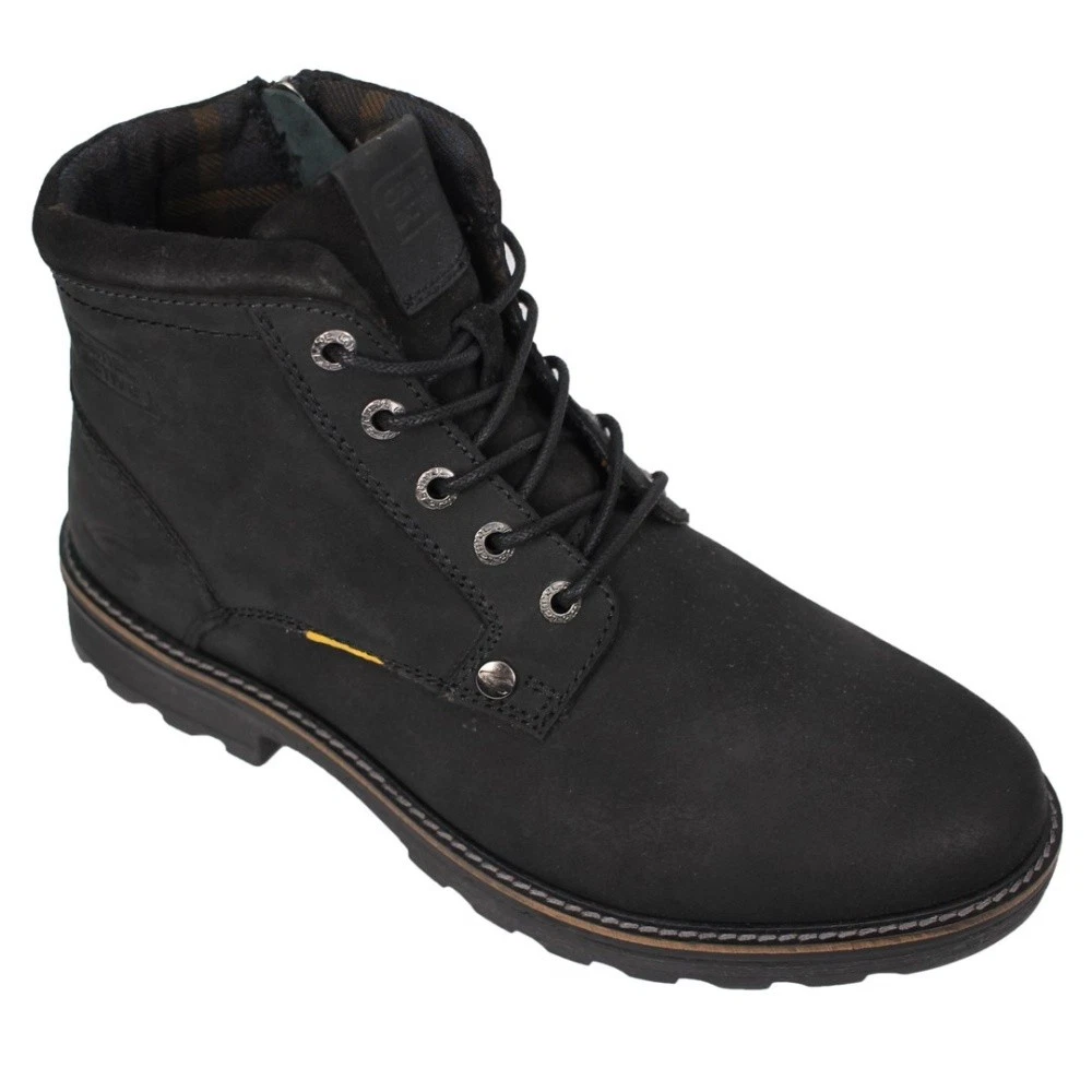 Camel Active Men's Leather Ankle Boots – Brown, Anti-Slip Rubber Sole, Side Zips, Removable Insole - View #5