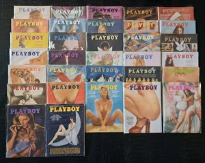 Vintage 1975 Play Boy Magazines OOP - Foto 1 di 13