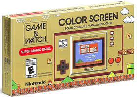 Nintendo Game & Watch Super Mario Bros Handheld Console Clock  New Sealed
