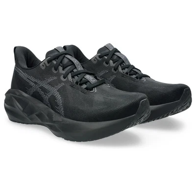 ASICS Men's Novablast 5 Running Shoes, Black/Carrier Grey - Image 1 of 4