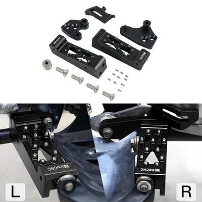 Left + Right Foot Pegs Stand Footrest For Yamaha Raptor 700 YFM700 R 2006-2024 Foto 1 de 4