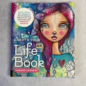 Mixed Media Book Art Journaling Book Create Your Life Book - Picture 1 of 7