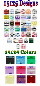 LOTE DE 100 15125 DISEÑO Y COLOR MINI BOLSAS APPLE CREMALLERA 50 DISEÑOS 50 COLORES - Imagen 1 de 12