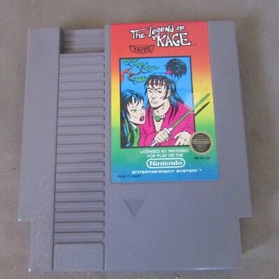 The Legend of Kage Nintendo NES Authentic Game  Tested Working Cleaned t7 - Image 1 of 4