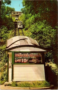 Postcard Fenelon Place Elevator, Dubuque, Iowa, IA - Picture 1 of 2