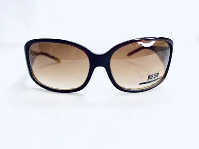 Element Eight Sunglasses Frames EE302 58 17 120 Brown Wrap Wide Temple Full Rim - image 1 of 4