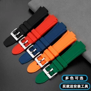 21 mm 24 mm Silikon Gummi Uhrenarmband für Maserati Dreizack Ersatzband R88 - Bild 1 von 42