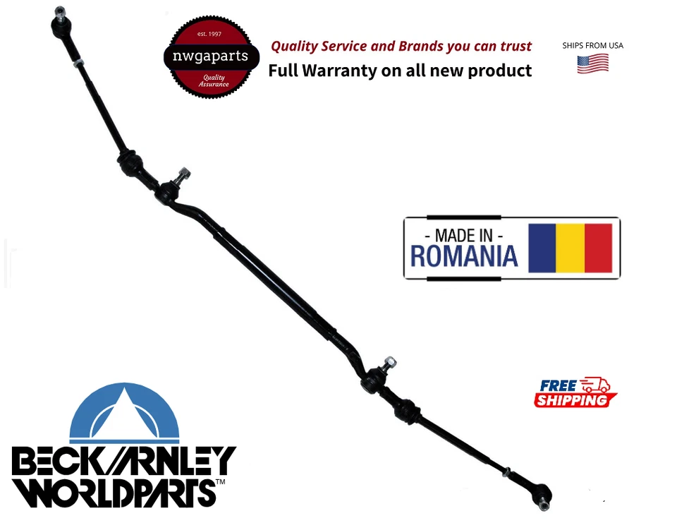 Link de arrasto de direção com haste de amarração interna e externa L&R para MBenz / navio continental dos EUA - Imagem 1 de 4