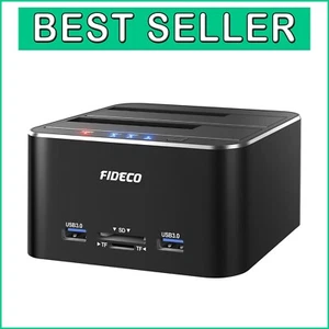 Elegant Aluminum USB 3.0 HDD Dock - Supports 18TB, Compatible with Windows/Mac - Picture 1 of 9